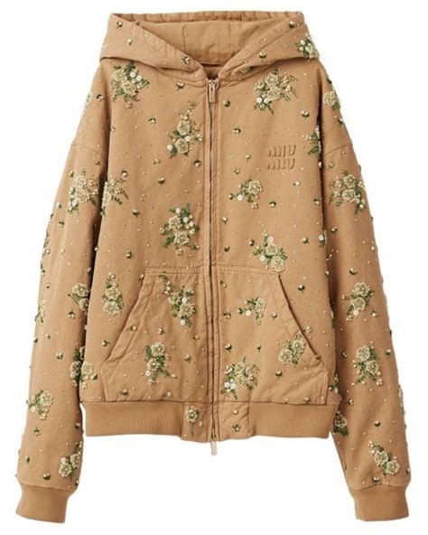 miu miu floral embroidered jacket|Miu Miu Floral.